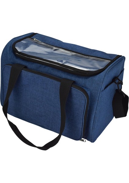 Tığ Örgü Çantası Düzenleyici Seyahat Tığ Iğneleri Bitmemiş Projeler Mavi (Yurt Dışından) modelleri