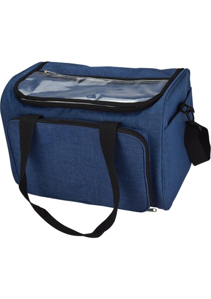 Tığ Örgü Çantası Düzenleyici Seyahat Tığ Iğneleri Bitmemiş Projeler Mavi (Yurt Dışından) indirimleri