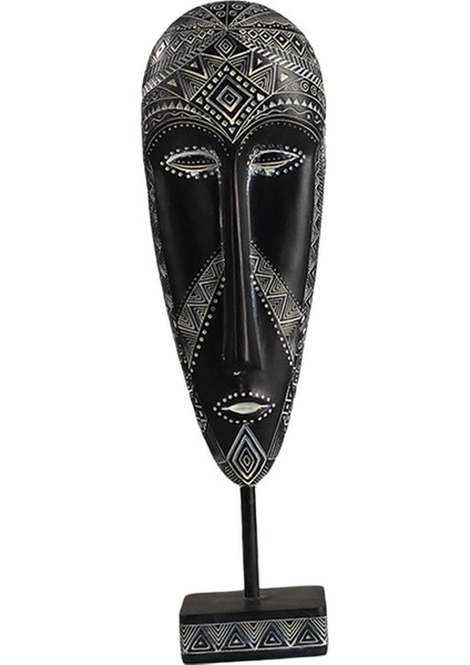 Afrika Heykel Reçine Soyut Heykeli Ev Bar Giriş Holü 10X6X33.5 cm (Yurt Dışından) indirimleri