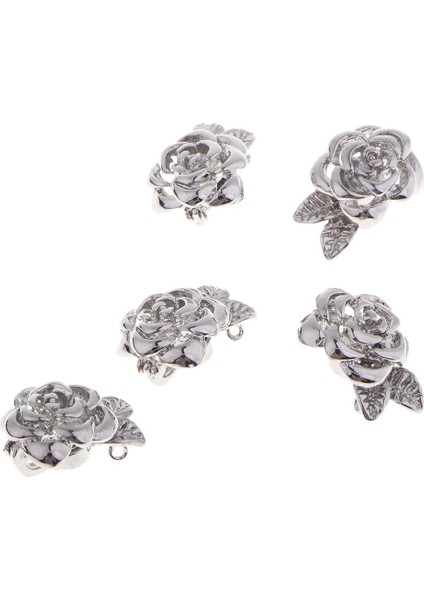 5pcs Çiçek Tokaları Diy Bilek Kancaları Son Takı Bulguları El Sanatları (Yurt Dışından)