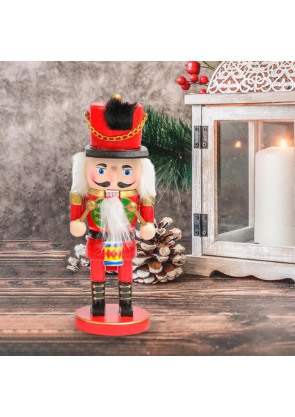 Parti Şenlikli Dekoratif Kırmızı Davul Için Ahşap Fındıkkıran El I Icı (Yurt Dışından) fiyatları