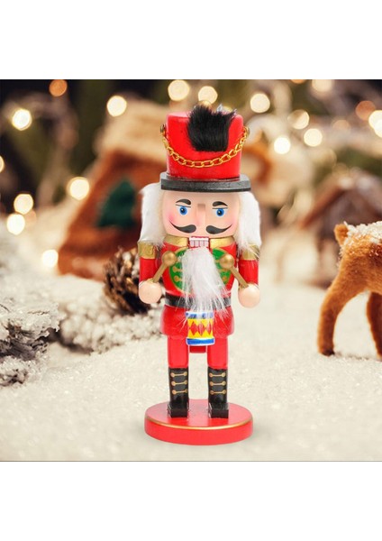 Parti Şenlikli Dekoratif Kırmızı Davul Için Ahşap Fındıkkıran El I Icı (Yurt Dışından) fırsatları