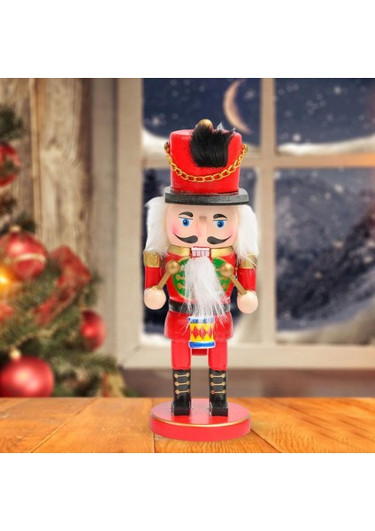 Parti Şenlikli Dekoratif Kırmızı Davul Için Ahşap Fındıkkıran El I Icı (Yurt Dışından) indirimleri