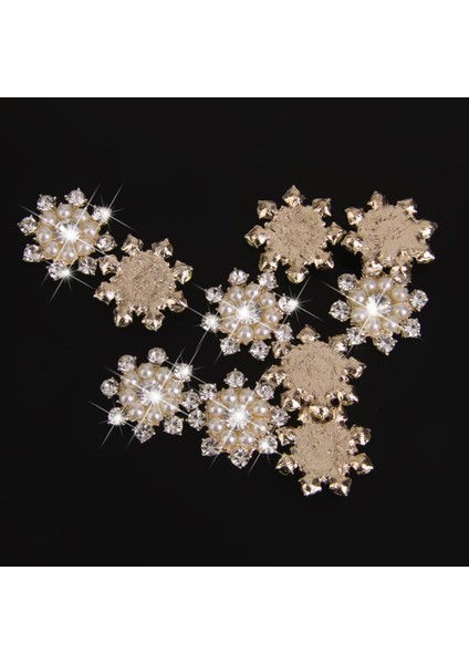 10 Parçalı Yuvarlak Inci Taklidi Flatback Düğmeler Gelinlik Süsleme H (Yurt Dışından) indirimleri