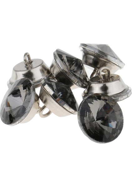 Goblen Dekorasyonu Için 25 Düğme Kristal 18MM Gri (Yurt Dışından) indirimleri