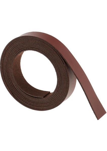 2 Metre Pu Kayış Şeritleri El Sanatları Dıy Kırmızı (Yurt Dışından)