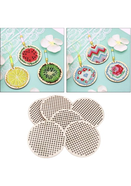 30 Ş Kolye Boş Ahşap Şekiller Dekoratif El Sanatları Için Dıy El Yapımı 6.5 cm Yuvarlak (Yurt Dışından) fırsatları