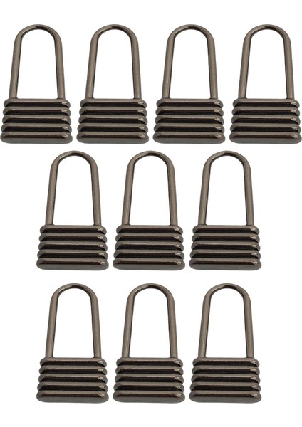 10 Metal Fermuar Kafaları Yedek Takımı Çekme Sekmesi Zip Etiketleri (Yurt Dışından) fiyatları