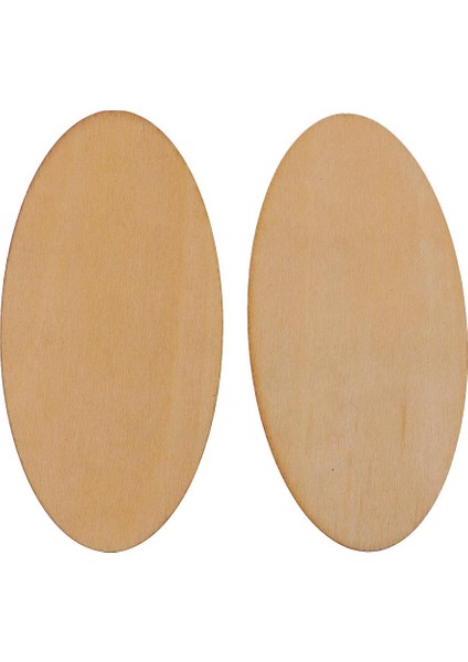 ve El I Için 1,5 mm Kalın Bitmemiş Ahşap Oval Cipsler 100 x 50 mm - 10 (Yurt Dışından) indirimleri