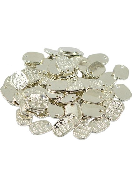 50 Takı Yapımı Için Kolye Ile Yapılmış x 8 mm 50 Ş Kolye (Yurt Dışından)