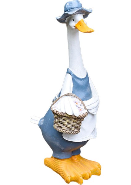 Ördek Heykeli Bahçe Heykeli Dekor Koleksiyonları, Sevimli Ördek Kapalı Açık Bahçe B Gri (Yurt Dışından) indirimleri