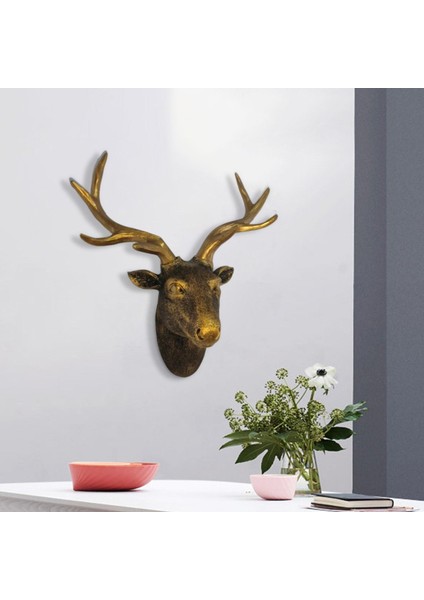 Çiftlik Evi Ir Için Monte Geyik Kafası Heykelcik Heykeli (Yurt Dışından) indirimleri