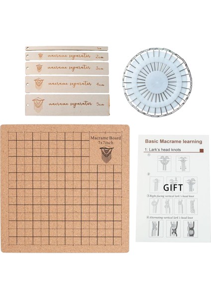 Düğüm Ipi Ölçme Tığ Için Makrome Tahtası ve Pimler Örgü I (Yurt Dışından) modelleri