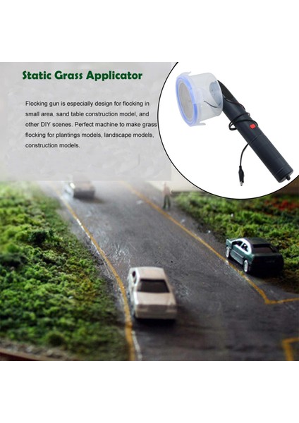 Modelleme Ğ,5 cm Için Taşınabilir Flok Makinesi Çim Aplikatü (Yurt Dışından) fırsatları