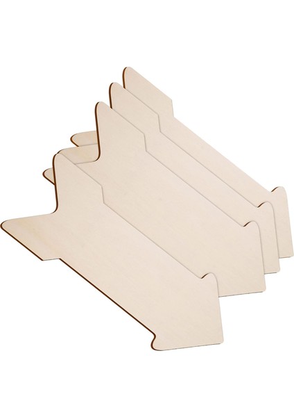 4x Bitmemiş Boş Dekoratif Boyasız Ahşap (Yurt Dışından) fiyatları