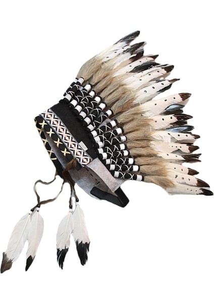 Şızılderili Ş Tüy Başlık Kostüm Dekoratif Kadın (Yurt Dışından) fırsatları