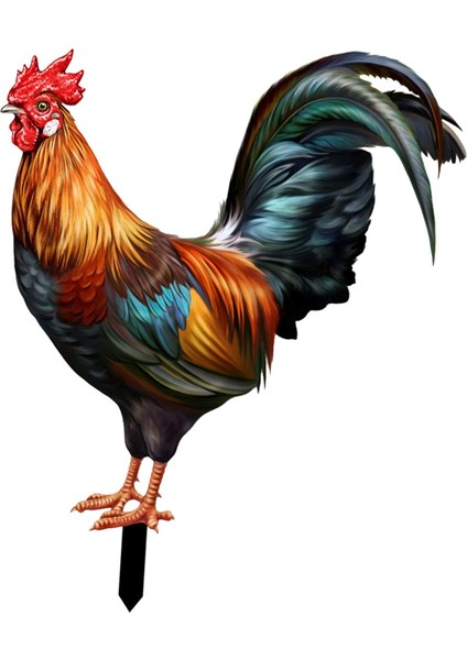 Heykeli Kazık Tavuk Heykeli Veranda Için Kazıkları (Yurt Dışından) fiyatları