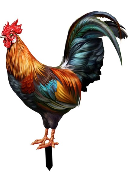 Heykeli Kazık Tavuk Heykeli Veranda Için Kazıkları (Yurt Dışından) modelleri