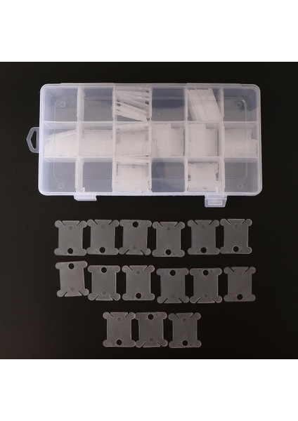 18 Bölme Nakış Ipi Organizatör 120 Sarma Ipi Bobinler (Yurt Dışından) fiyatları