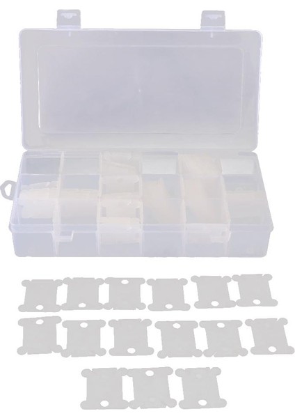 18 Bölme Nakış Ipi Organizatör 120 Sarma Ipi Bobinler (Yurt Dışından) fırsatları
