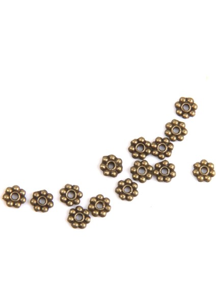 100 Vintage Takı Yapımı Çiçek Dıy Dağınık Metal 4mm (Yurt Dışından) fırsatları