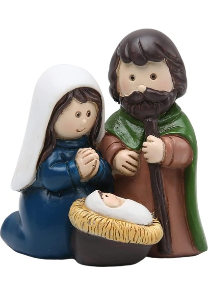 Aile Heykelcik Ev I Dekorasyon Noel Katolik Joseph Işil (Yurt Dışından)