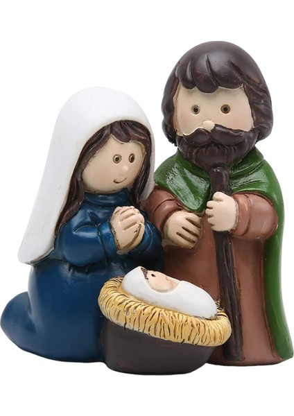 Aile Heykelcik Ev I Dekorasyon Noel Katolik Joseph Işil (Yurt Dışından)
