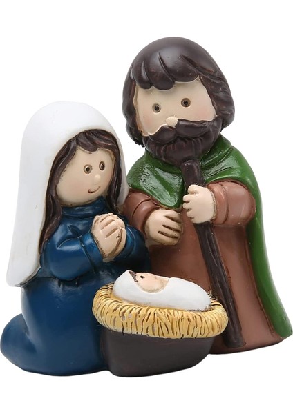 Aile Heykelcik Ev I Dekorasyon Noel Katolik Joseph Işil (Yurt Dışından)