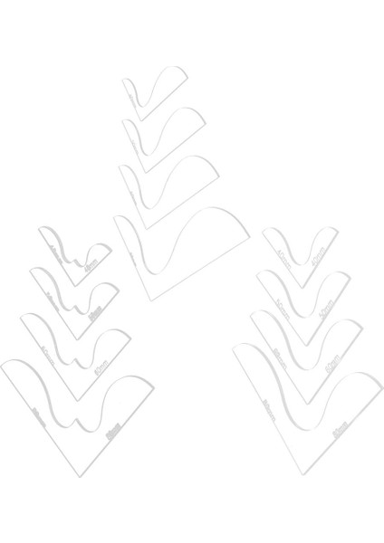 4 Spec Akrilik Leathercraft Çanta Cüzdan Köşesi A (Yurt Dışından) modelleri