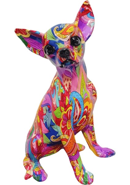 Oturma Odası Odası B Için Graffiti Chihuahua Heykeli Süsleme El I (Yurt Dışından) fırsatları