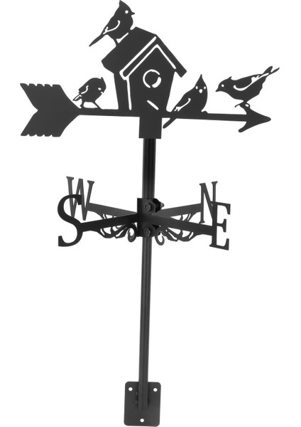 Metal Rüzgar Gülü Rüzgar Gülü Dış Dekoru 75CM Kuş (Yurt Dışından) modelleri
