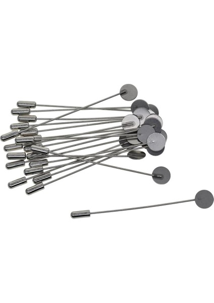 20 Takım Sopa Pin Yaka Broş Broş Taban Broş Bileşeni Takı Yapımı Boş (Yurt Dışından) modelleri