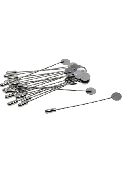 20 Takım Sopa Pin Yaka Broş Broş Taban Broş Bileşeni Takı Yapımı Boş (Yurt Dışından) fırsatları