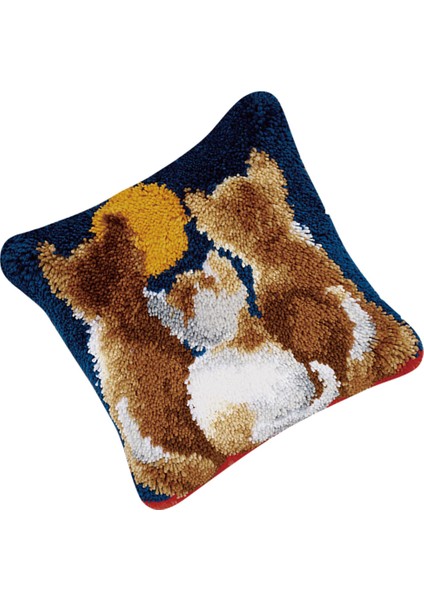 Mandal Komple Minder Kılıfı "hayvanlar S" 43X43CM (Yurt Dışından)