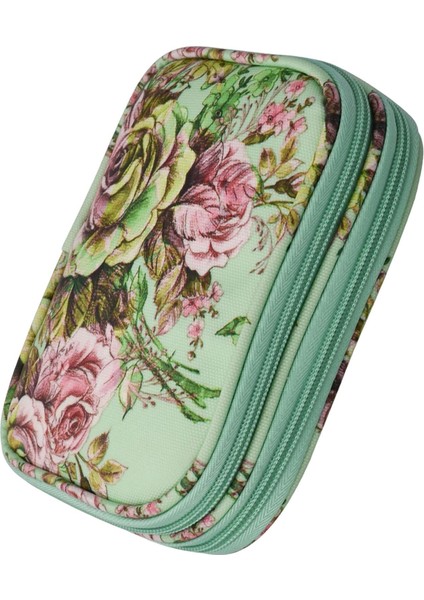 1 Boş Örgü Dairesel Çanta Depolama Ör Çift Fermuarlı Yeşil Şık (Yurt Dışından) fiyatları