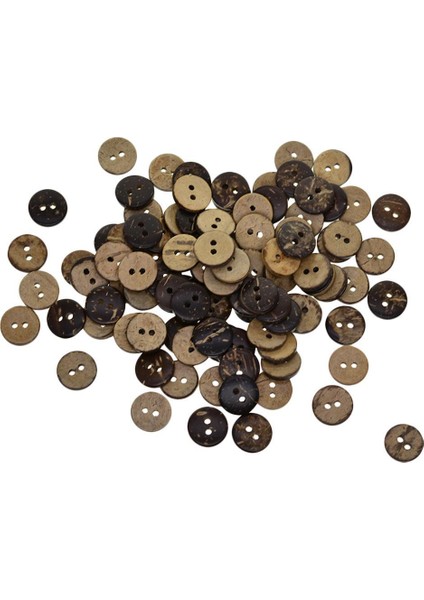 Çok 200 12.5mm Ahşap Ş Düğmeleri 2 Kart Yapımı Dıy El Sanatları Dekor (Yurt Dışından) fırsatları