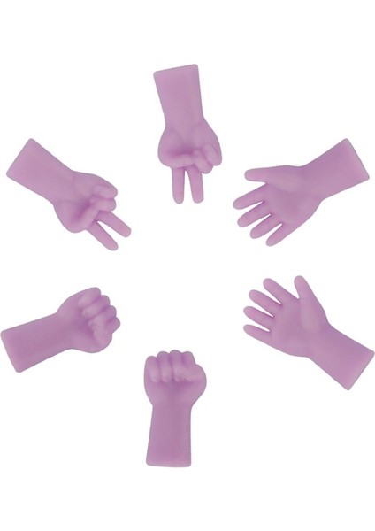 6 Adet Örgü Örtüsü Tıpaları "rock-Scissor-Kağıt '' (Yurt Dışından) modelleri