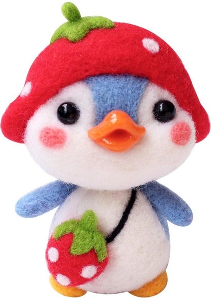 Yünü Aletlerle Yap - 1 Çilek (Yurt Dışından)