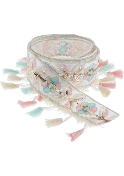 Nakış Ş Ş Püskül Dekor 4cm Geniş (Yurt Dışından)