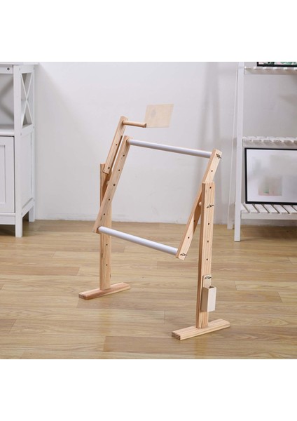 Ahşap Çapraz Ş Standı Nakış Çerçevesi Standı 360 Döndürülmüş Goblen Çerçeveleri (Yurt Dışından) fiyatları