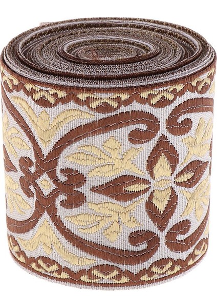 5 Metre Jakard Dokuma Dantel Nakış Giyim Şapkası Dekoru (Yurt Dışından) fiyatları