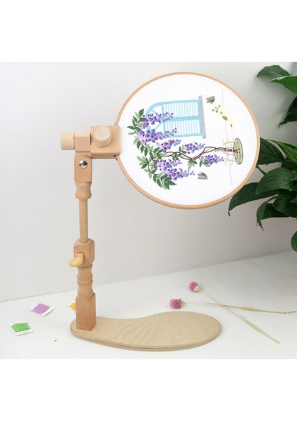 Ahşap Çapraz Dikiş Raf Nakış Tur Standı Dıy Sanat El Yapımı Çerçeve Tutucu 38X10 cm Ahşap (Yurt Dışından) indirimleri