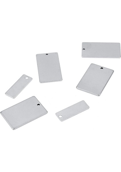 Blesiya 10 Metal Düz Boş Damgalama Kolye Charms Takı Yapımı 18X32MM (Yurt Dışından) fiyatları