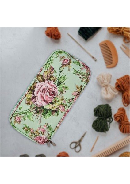 Örgü Çantası Çift Katmanlar 11 Inç Tığ Çanta Ş Çantası Şık (Yurt Dışından) fırsatları