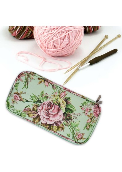 Örgü Çantası Çift Katmanlar 11 Inç Tığ Çanta Ş Çantası Şık (Yurt Dışından) indirimleri