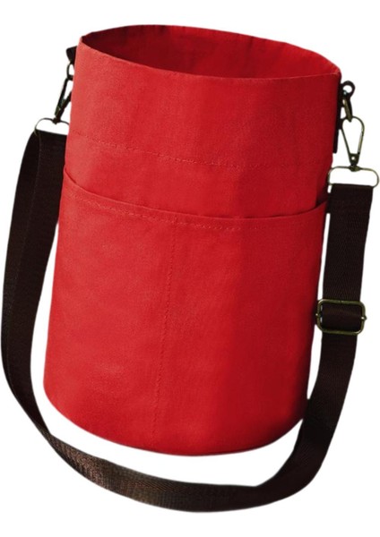 I Depolama Ör Çanta Taşıma Çantası Örgü Çanta Tığ Işi Baş Hediye Kırmızı (Yurt Dışından)