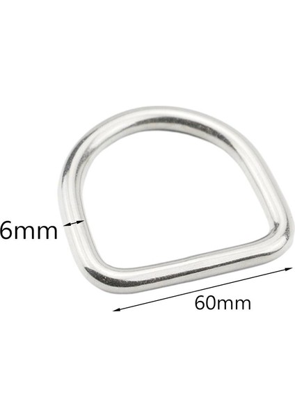 3 D I Dıy Ş El Sanatları Için Dayanıklı Paslanmaz Çelik Döngü 6 cm x 5.7 cm (Yurt Dışından) indirimleri