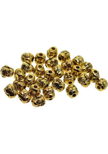 30 Buda Başı , Yoga Bileklik Spacer Charm, Dıy Altın (Yurt Dışından)