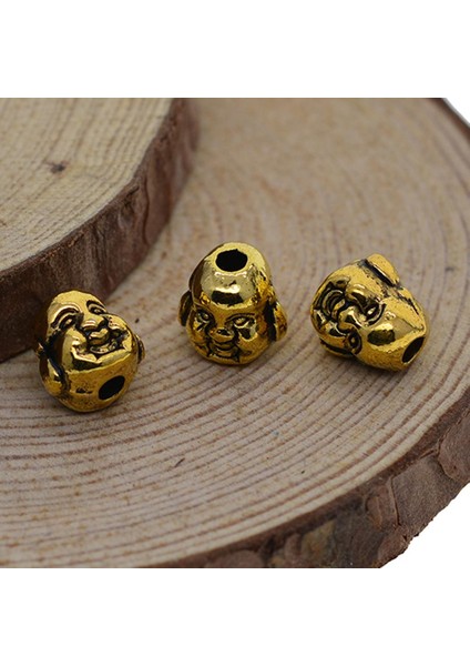 30 Buda Başı , Yoga Bileklik Spacer Charm, Dıy Altın (Yurt Dışından)