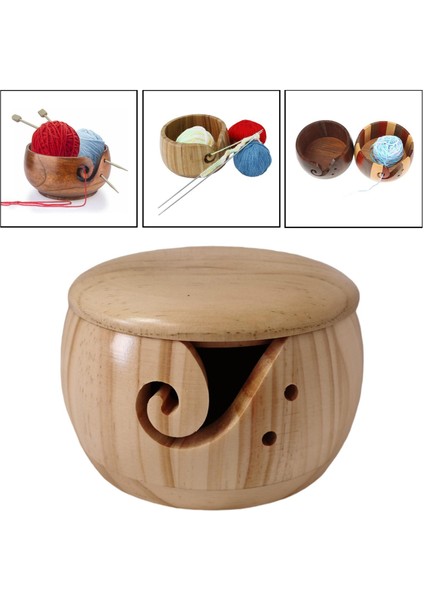 Örgü Ipliği Ahşap Kapaklı Ahşap I Kase Depolama Kapaklı (Yurt Dışından) modelleri
